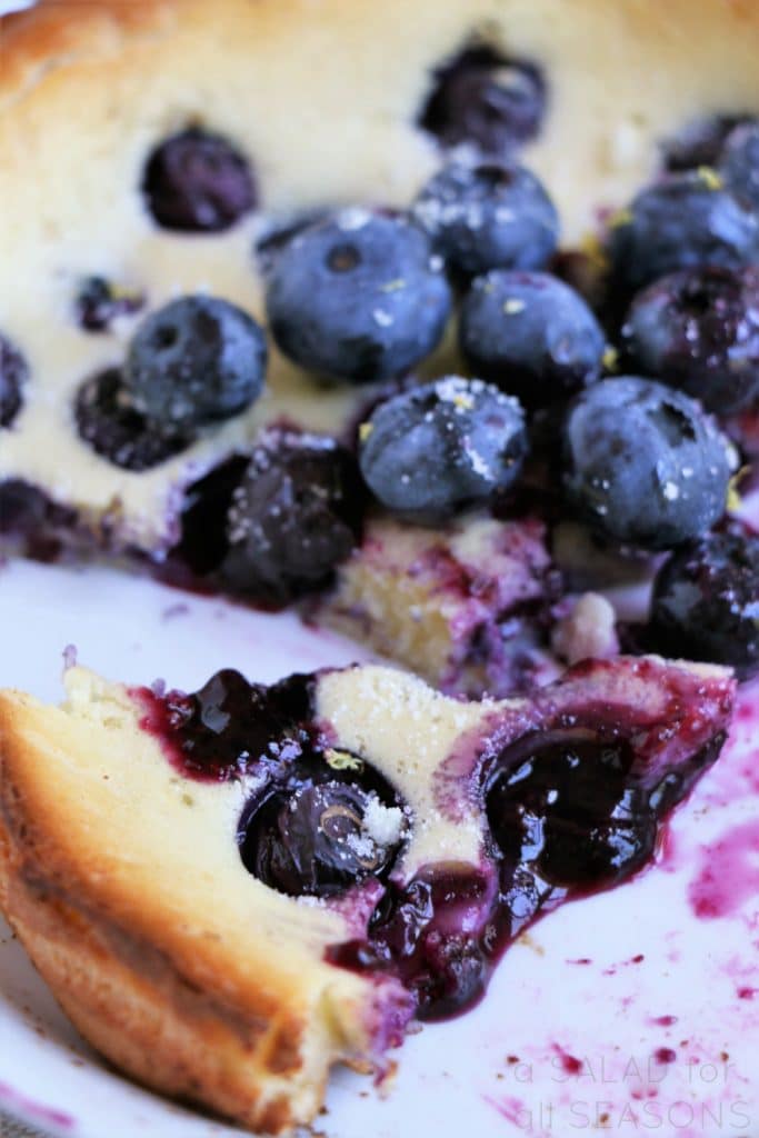 Baby Dutch Babies with Blueberries & Lemon Sugar | A Salad For All Seasons