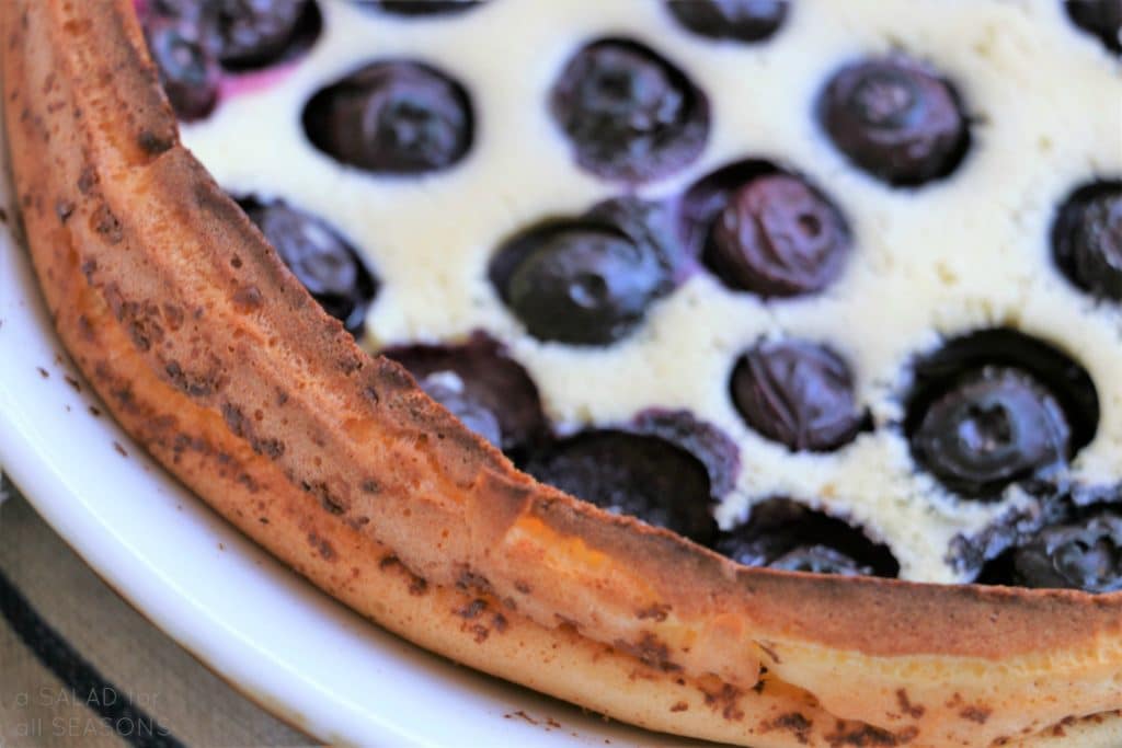 Baby Dutch Babies with Blueberries & Lemon Sugar | A Salad For All Seasons