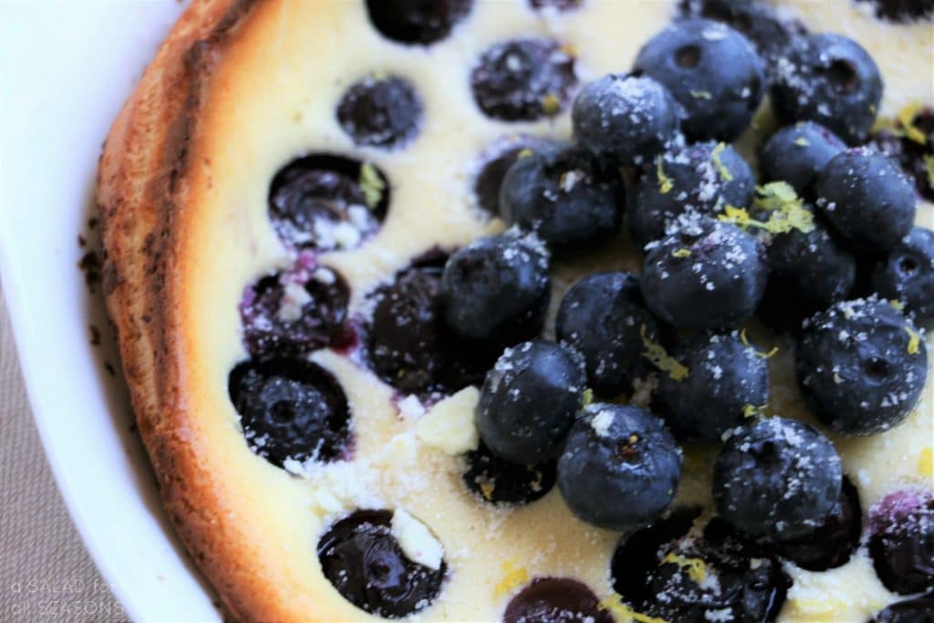 Baby Dutch Babies with Blueberries & Lemon Sugar | A Salad For All Seasons