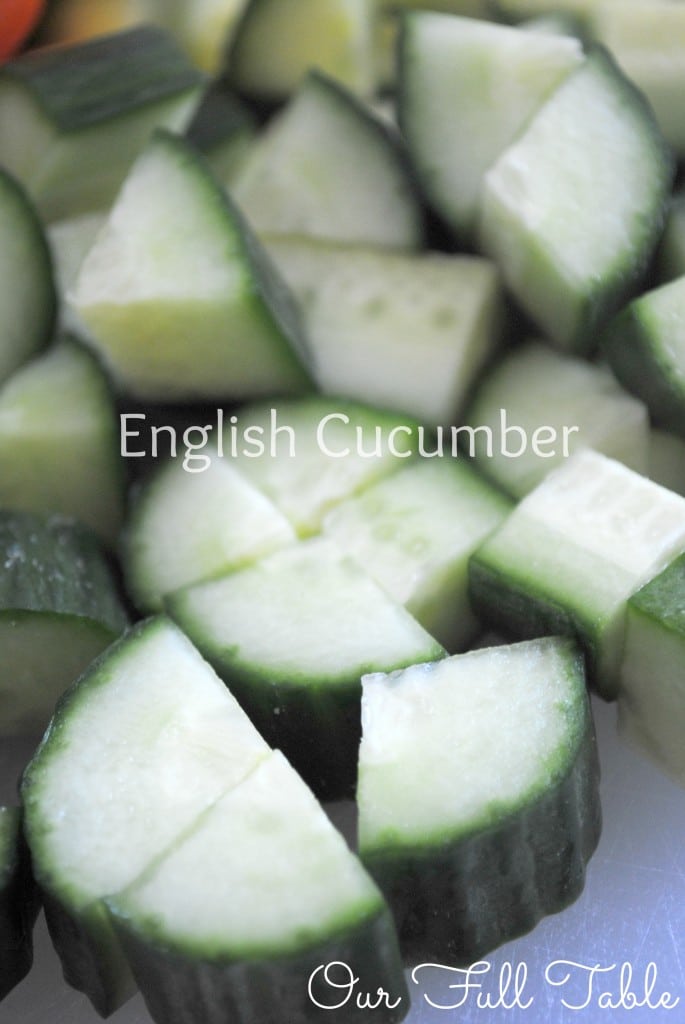 Balsamic Cucumber & Tomato Salad - @ourfulltable
