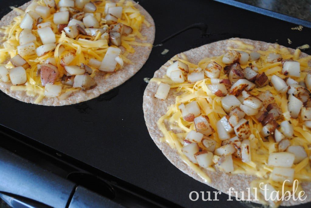 Breakfast Quesadillas Our Full Table #breakfast