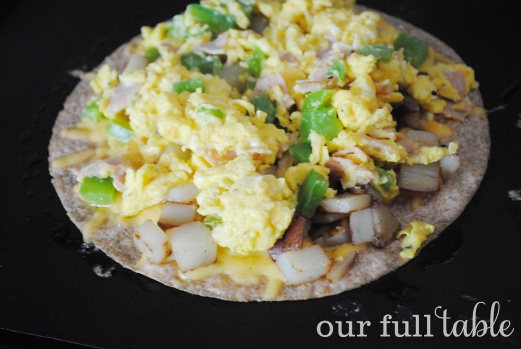 Breakfast Quesadillas ~ Our Full Table #breakfast