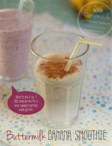 Warming Winter Buttermilk Banana Smoothie