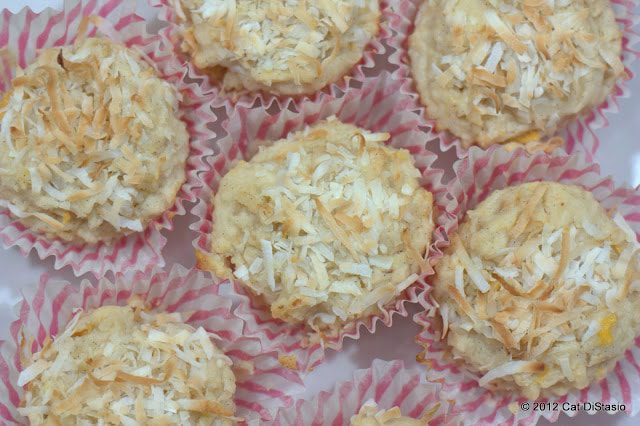 Coconut Mango Oat Muffins