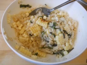 Sweet Corn And Sage Risotto