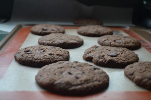 Double Chocolate Oat Cookies