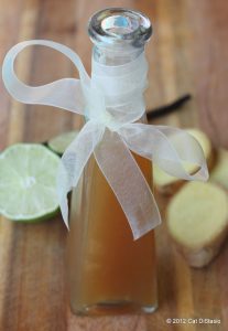 Ginger Lime Vanilla Syrup