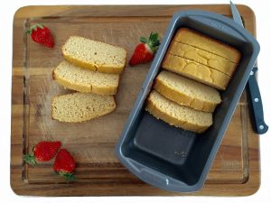 {Gluten Free} Healthy Pound Cake