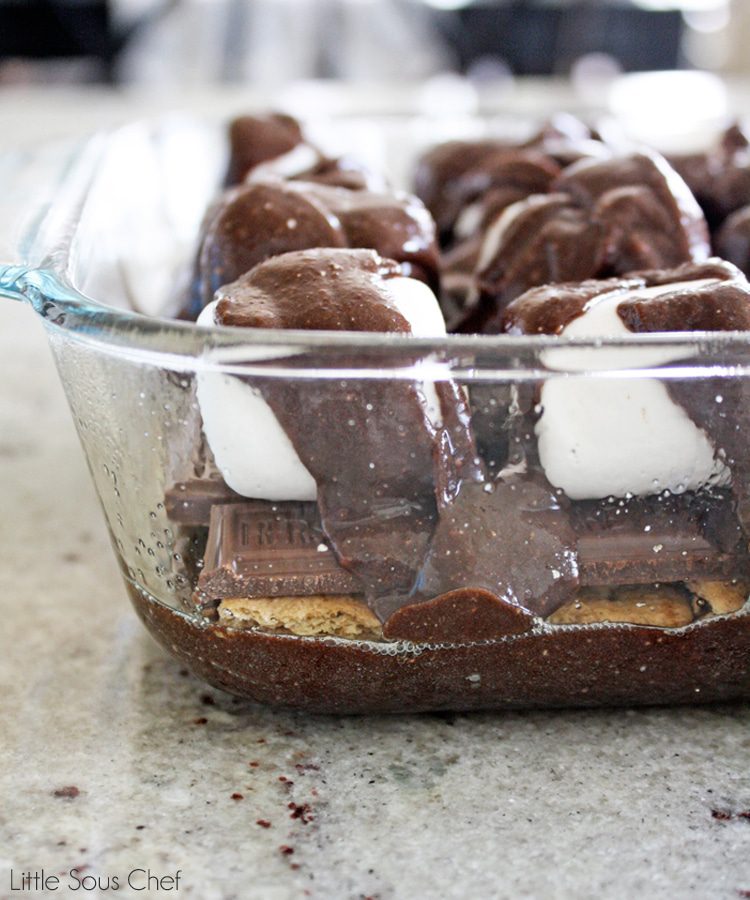 Gooey S'mores Brownies - Little Sous Chef