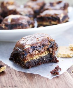 Gooey S’mores Brownies