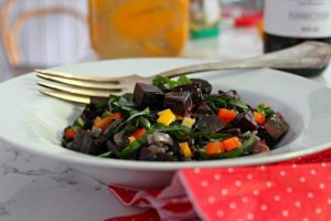 Beluga Lentil Salad With Beets And Preserved Meyer Lemon