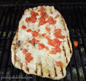 Grilled Pizza & Blueberry Pie