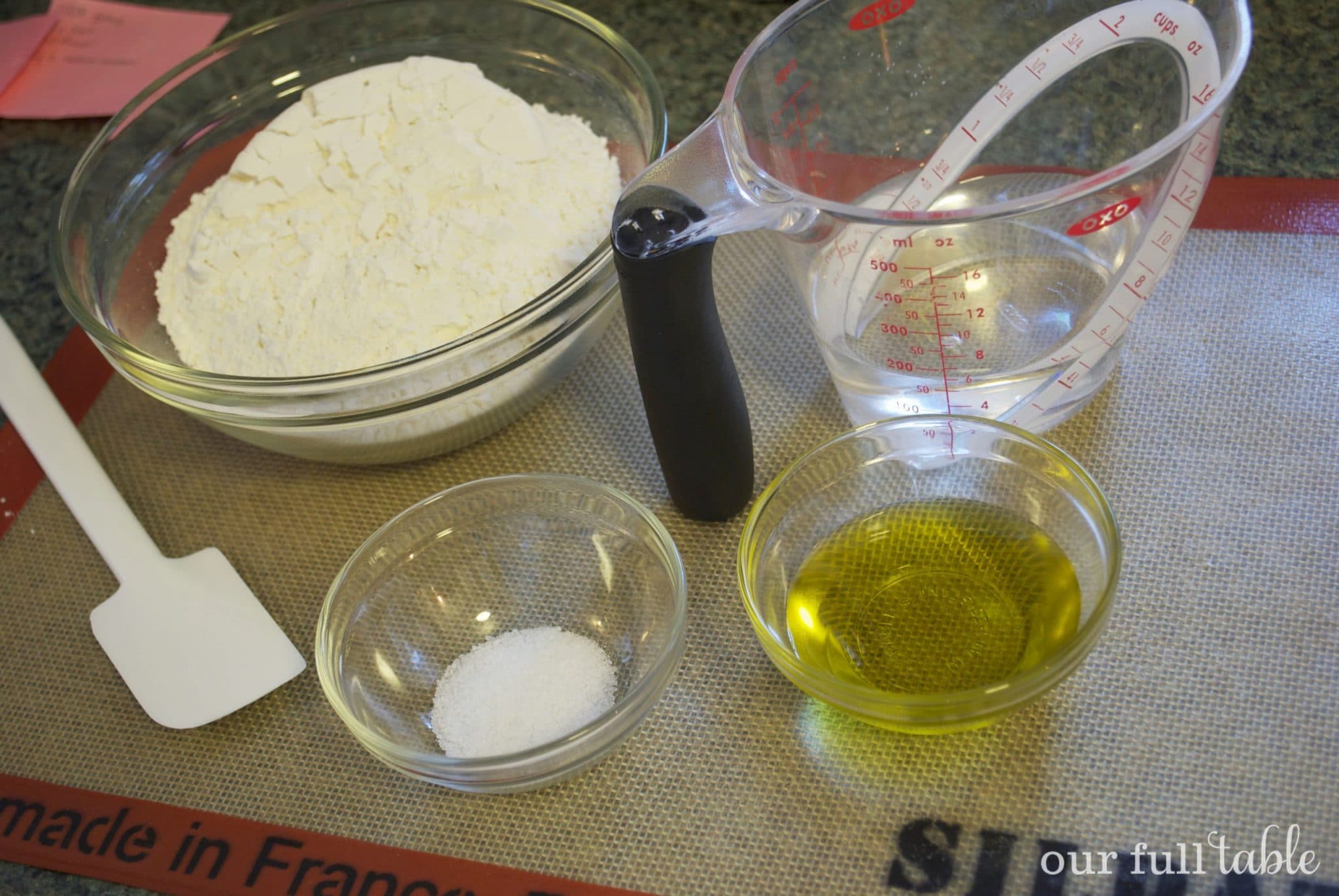 Homemade Flour Tortillas | www.ourfulltable.com