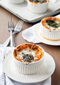 Homemade Mini Lasagnas