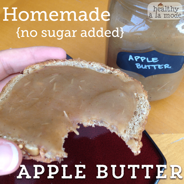 Homemade {no sugar added} Apple Butter