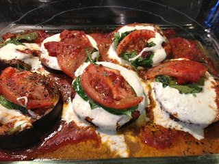 Gluten Free Baked Eggplant Tomato And Mozzarella