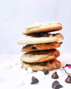 Chocolate Pistachio Lavender Cookies
