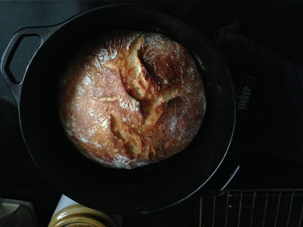 Overnight White Forkish Bread