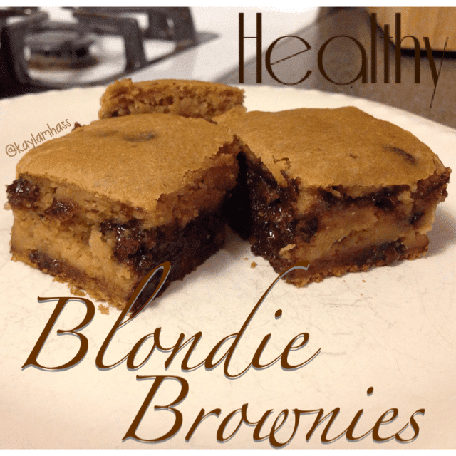 Healthy Blondie Brownies