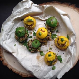 Quinoa stuffed Baby Squash