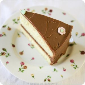 Buttermilk Cake with Chocolate Buttercream