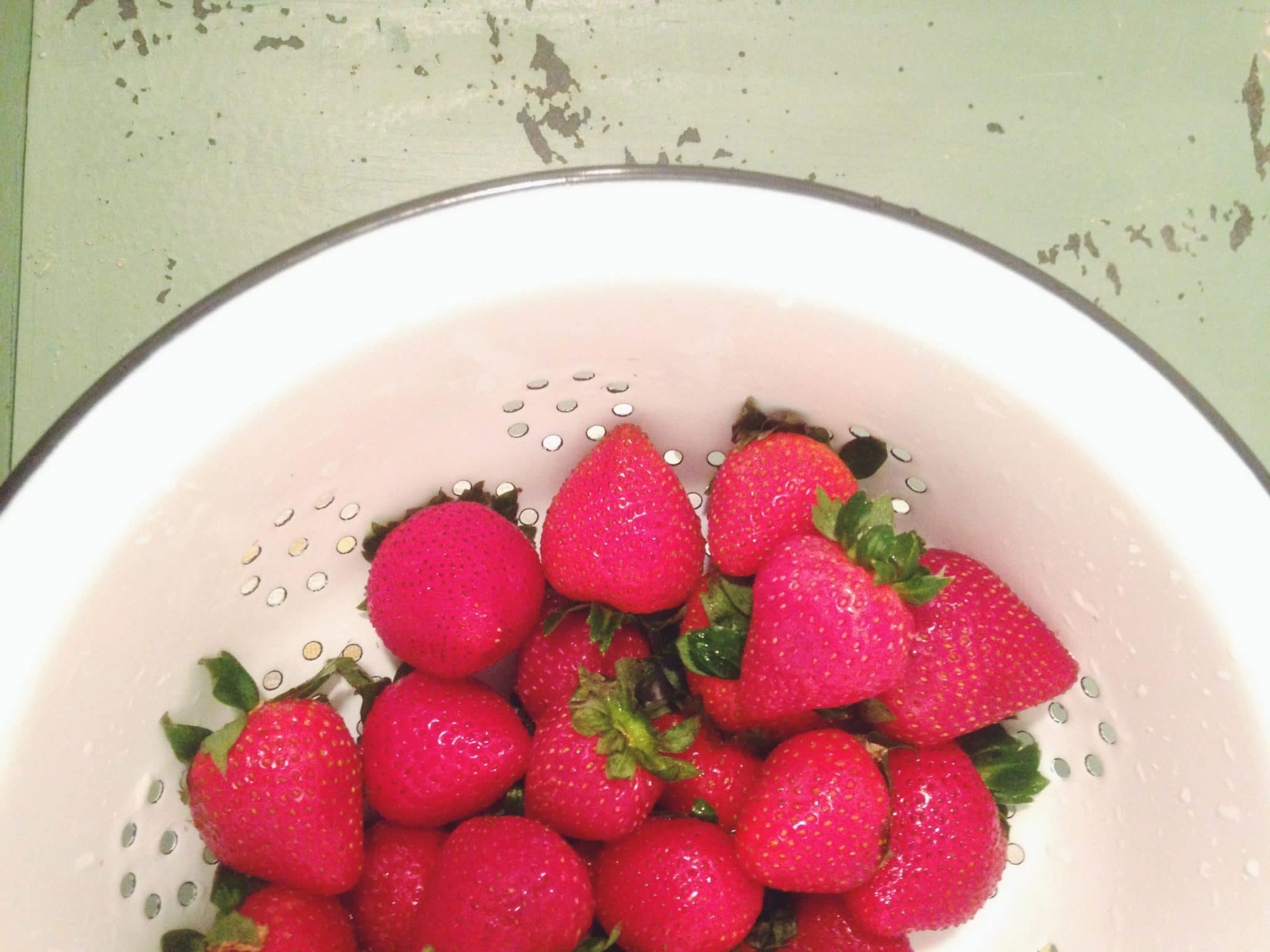 Strawberry+Basil Popsicle