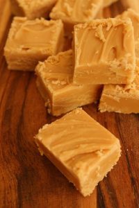 White Chocolate And Caramel Fudge