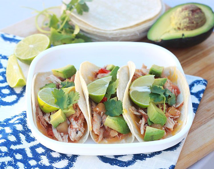 Pineapple Salsa CrockPot Tacos