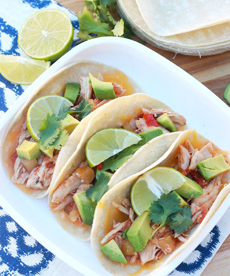 Pineapple Salsa CrockPot Tacos