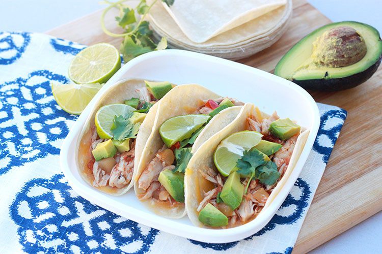 Pineapple Salsa CrockPot Tacos