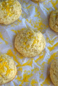 Lemon Vanilla Drop Cookies