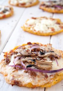 Mini Polenta Pizzas