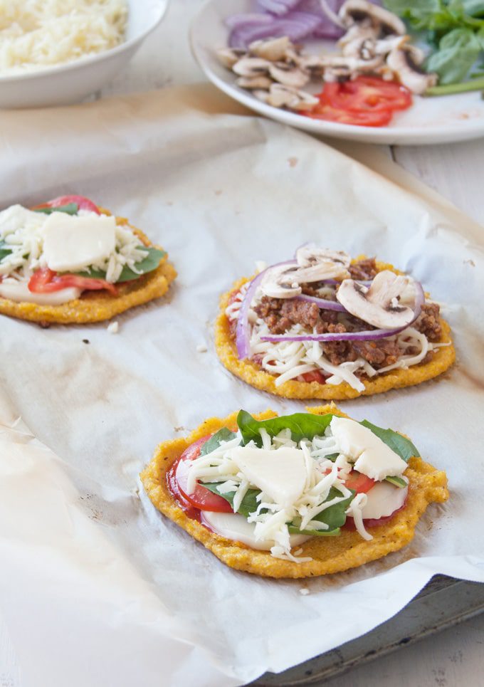 Mini Polenta Pizza