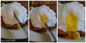 Sweet Potato Hash With Runny Eggs