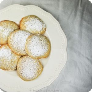 {Sherry Yard’s Rose Water Almond Tea Cookies}