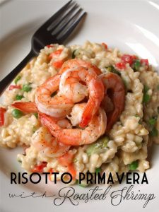 Risotto Primavera With Shrimp