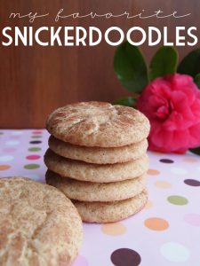 My Favorite Snickerdoodles