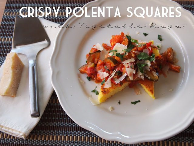 Crispy Polenta With Vegetable Ragu