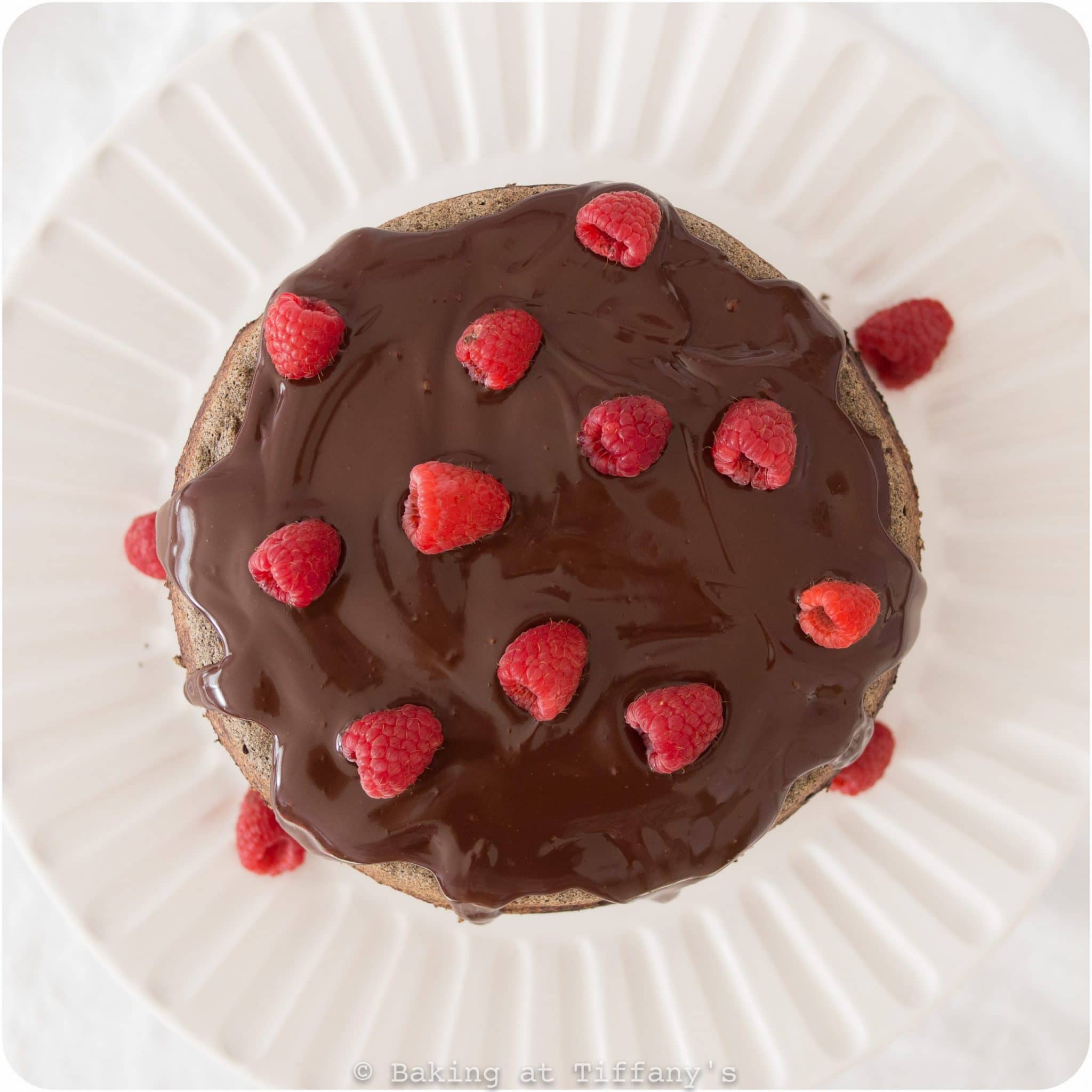 Chocolate Raspberry Buckwheat Chiffon Cake - bakingattiffanys.com