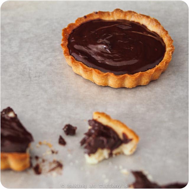 {Miette’s Chocolate Ganache For A Chocolate Truffle Tart}