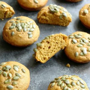 Pumpkin Pepita Muffin Tops