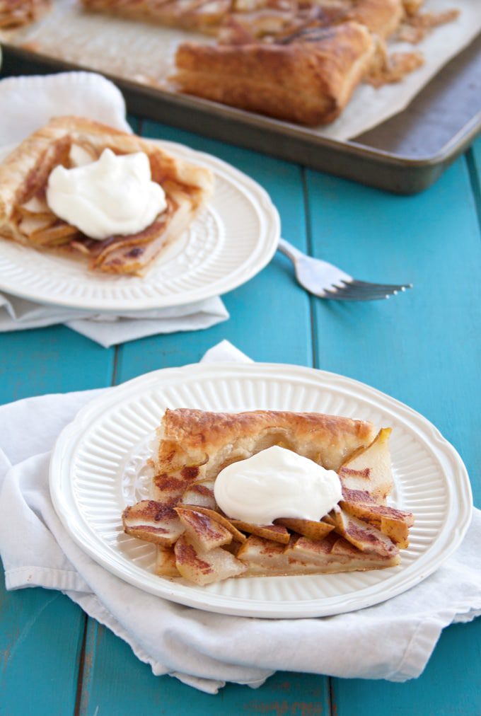Easy Pear Puff Pastry Tart