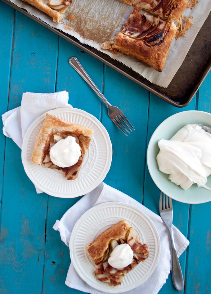 Easy Pear Puff Pastry Tart
