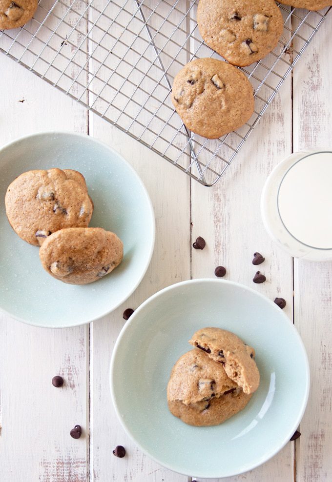 Soft-Bake Quinoa Chocolate Chip Cookies