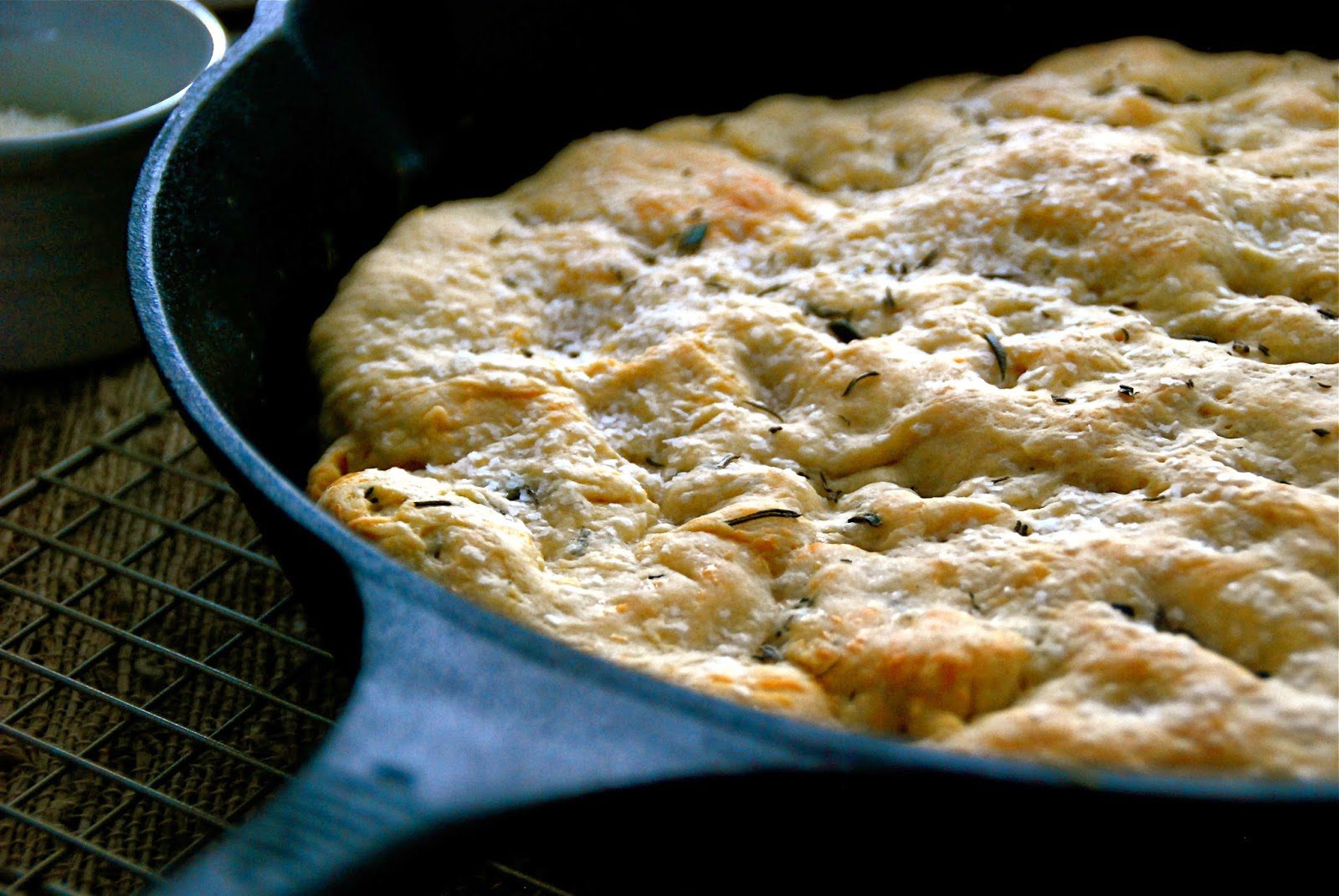 Rosemary Parmesan Olive Oil Bread