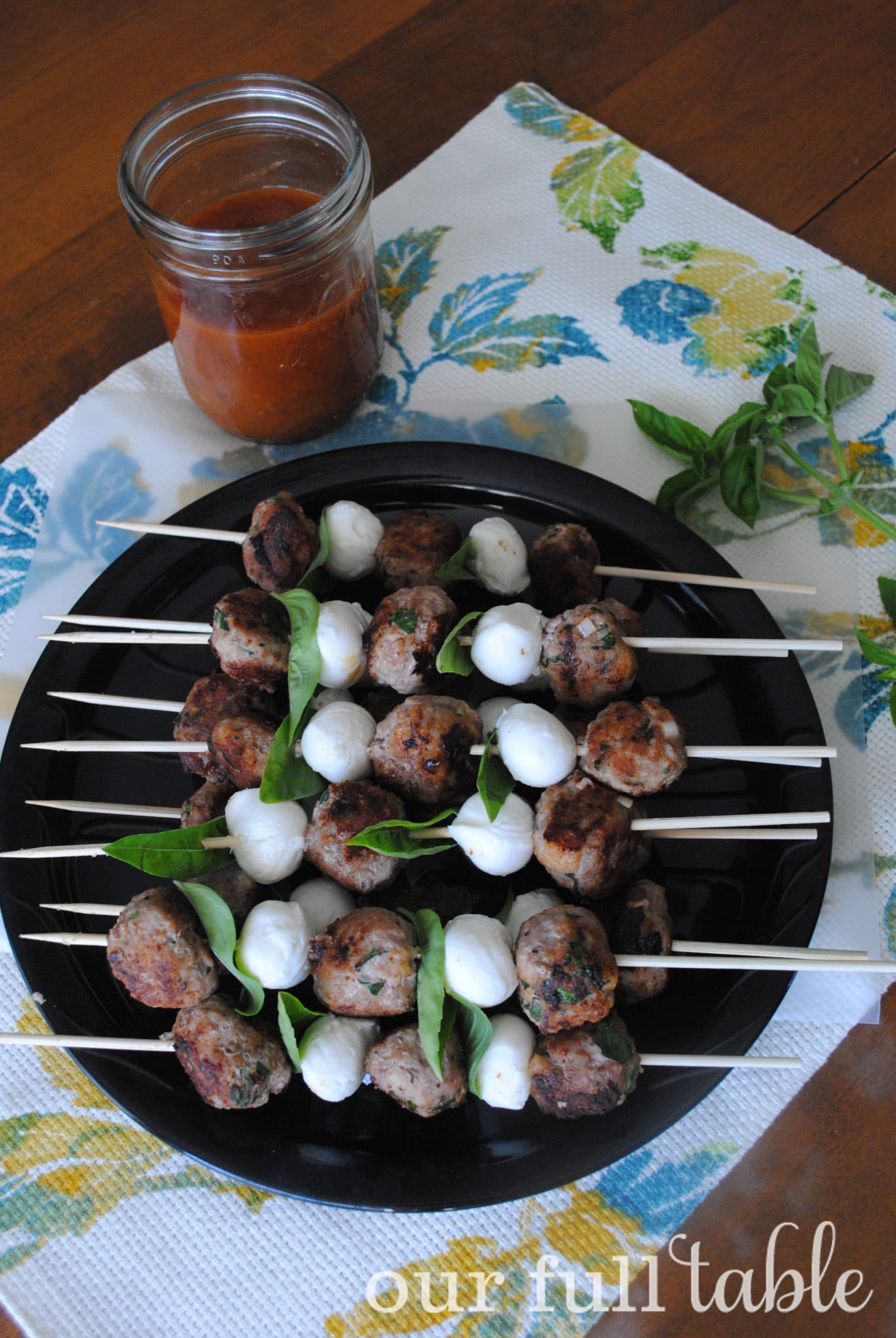 Turkey Meatball Skewers 14