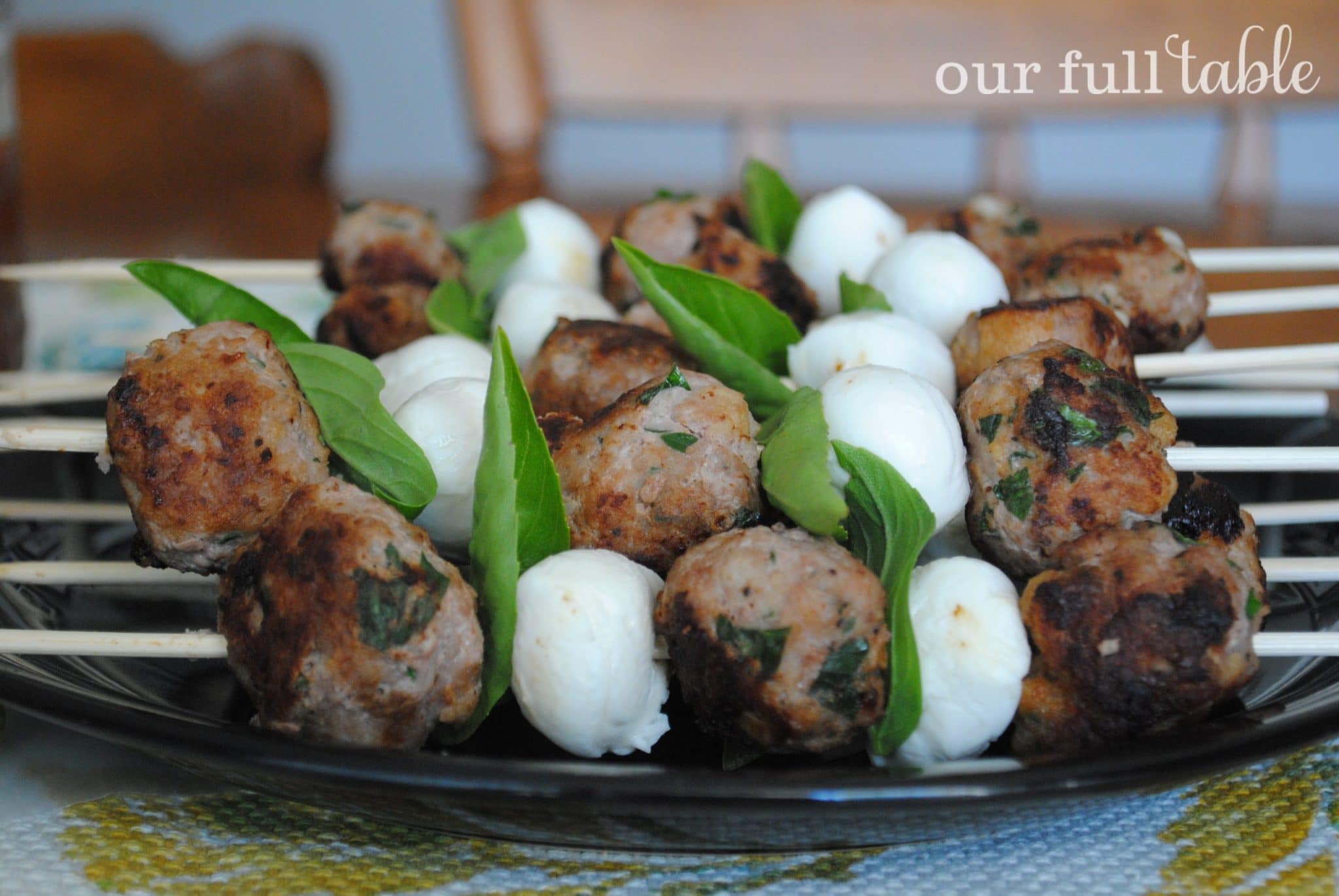 Turkey Meatball Skewers 15