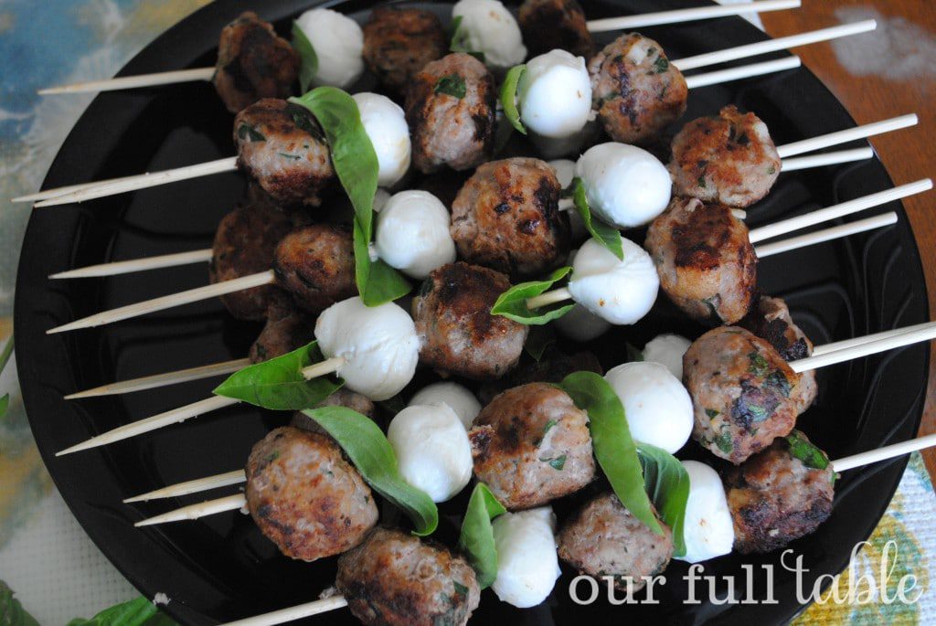 Turkey Meatball Skewers 17