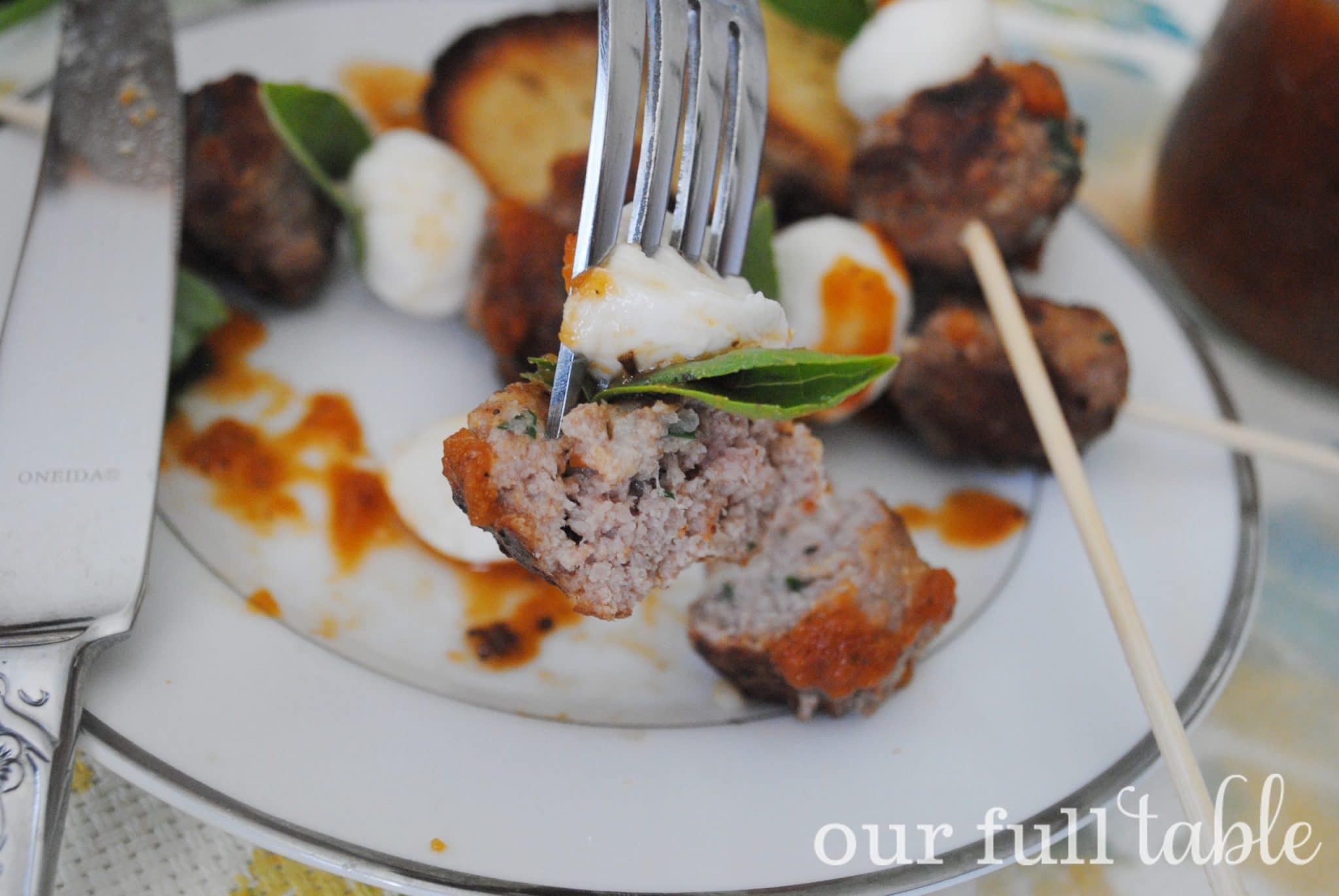 Turkey Meatball Skewers 23