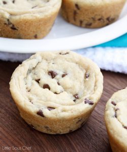 Chocolate Chip Cookie “Cupcakes”